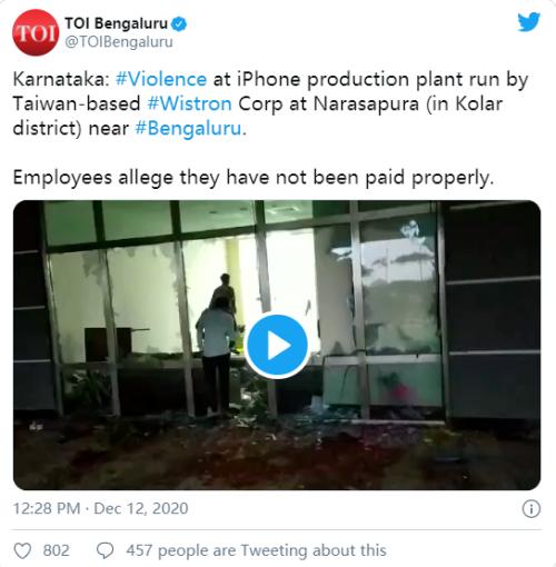 2萬多部iPhone被毀，蘋果印度工廠出大事，現場慘不忍睹！國產替代來了？高回撤概念股出爐